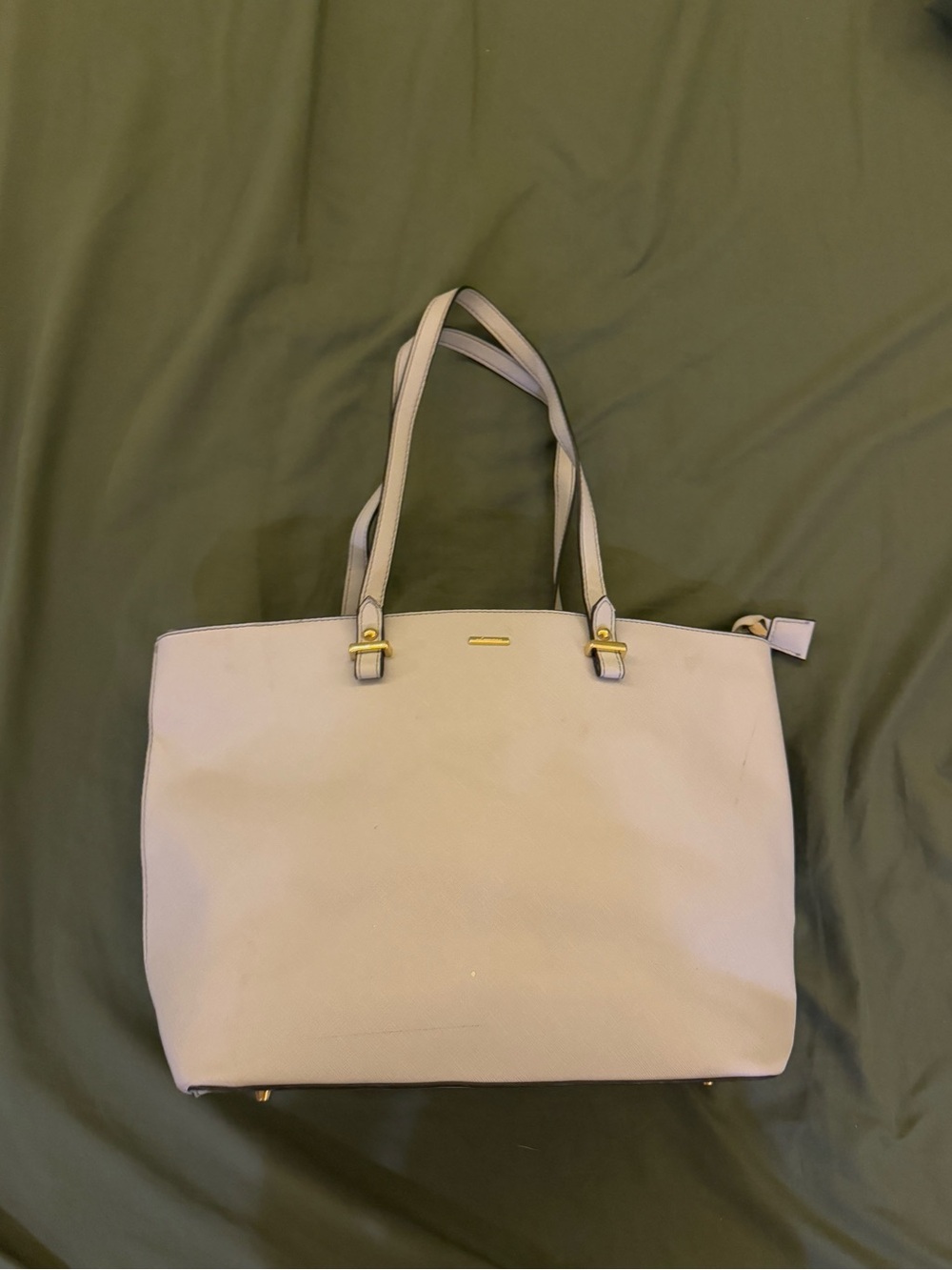 Light Blue Tote Bag - Elegant Everyday Shoulder Bag